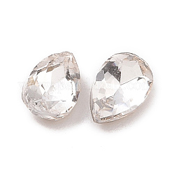 Glass Rhinestone Cabochons&nbsp;GGLA-P002-08B-01