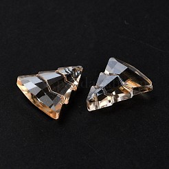 Glass Rhinestone Pendants&nbsp;RGLA-O002-A01-001GS