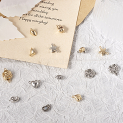 12 Sets 12 Styles Brass Magnetic Clasps&nbsp;FIND-TA0002-20