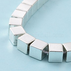 Electroplated Non-magnetic Synthetic Hematite Beads Strands&nbsp;G-C006-02S