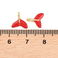 Brass Enamel Charms&nbsp;KK-B167-02G-03