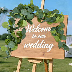 2Pcs Plastic Artificial Eucalyptus Vines&nbsp;DIY-CP0013-88