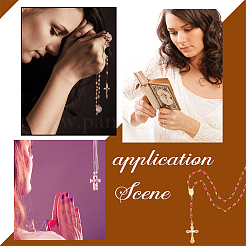 Acrylic Rosary Bead Necklace&nbsp;NJEW-PH01476