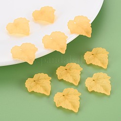 Autumn Theme Transparent Frosted Acrylic Pendants&nbsp;PAF002Y-9