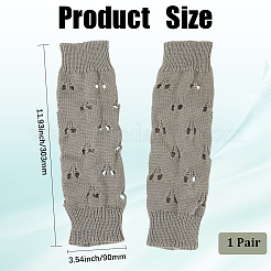 Acrylic Fibers Oversleeves for Women Girls&nbsp;AJEW-WH20128-018B