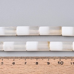 Natural White Agate Beads Strands&nbsp;G-T144-31