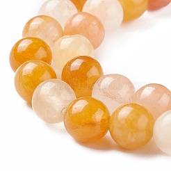 Natural Topaz Jade Bead Strands&nbsp;G-K153-B22-8mm