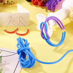 12M 6 Colors Hollow Pipe PVC Tubular Synthetic Rubber Cord&nbsp;RCOR-TA0001-18