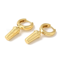 Rack Plating Brass Hoop Earrings&nbsp;EJEW-B062-46G