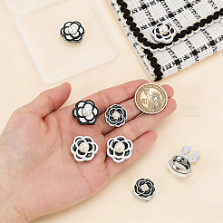 8Pcs 4 Styles Alloy Cufflinks&nbsp;HJEW-PH02564