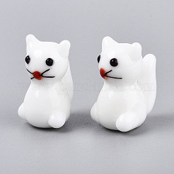 Handmade Bumpy Lampwork Beads Strands&nbsp;LAMP-Q031-003A