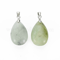 Natural New Jade Pendants&nbsp;G-Q484-B17