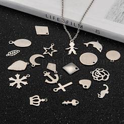 Tarnish Resistant Stainless Steel Pendants&nbsp;STAS-MSMC002-01