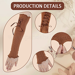 Polyester Arm Warmers&nbsp;AJEW-WH20067-061A