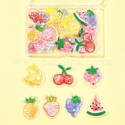 28Pcs 7 Styles Transparent PVC Plastic Cabochons&nbsp;PVC-FS0001-04