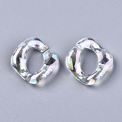 Transparent Acrylic Linkings Rings&nbsp;LS-PACR-N010-037