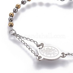 304 Stainless Steel Charm Bracelets&nbsp;BJEW-P258-16