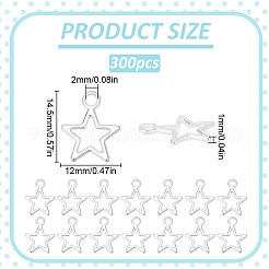 300Pcs Alloy Pendants&nbsp;FIND-LP0001-36