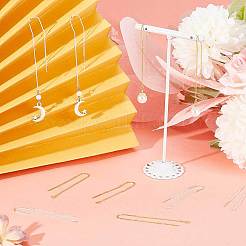 4 Pairs 2 Colors Alloy Stud Earring Findings&nbsp;FIND-BBC0001-48