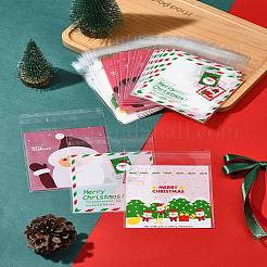 3 Bags 3 Styles Rectangle OPP Cellophane Bags for Christmas&nbsp;OPC-FS0001-01A