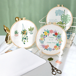 Cotton Embroidery Fabric&nbsp;DIY-WH0021-89A