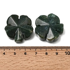 Natural Indian Agate Carved Clover Display Decorration&nbsp;GG-CBA6D08-D08