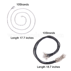 40Pcs DIY Gemstone Necklaces Making Kits&nbsp;DIY-SC0014-84