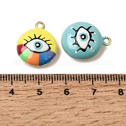 Rack Plating Brass Pendants&nbsp;KK-R165-08G