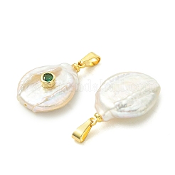 Natural Keshi Pearl Pendants&nbsp;PALLOY-JF05996
