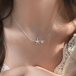 Alloy and Imitation Pearl Pendant Necklaces&nbsp;FS-WGAC8F3-01