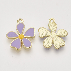 Alloy Enamel Pendants&nbsp;X-ENAM-N051-09C