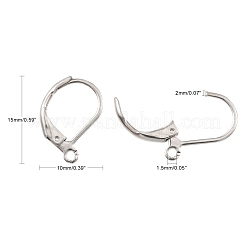 Tarnish Resistant France Earring Hoop&nbsp;STAS-H010