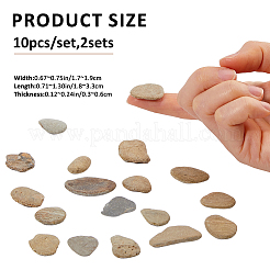 10Pcs Natural Ice Obsidian Display Decorations&nbsp;G-WH0030-53