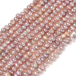 Natural Cultured Freshwater Pearl Beads Strands&nbsp;PA-CBAC463-21