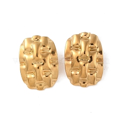 Oval 304 Stainless Steel Earrings&nbsp;EJEW-O004-17G