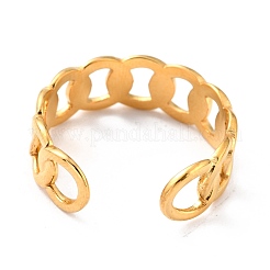 Ion Plating(IP) 304 Stainless Steel Finger Rings&nbsp;RJEW-L102-21G