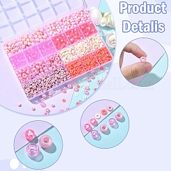 Pink Color Theme DIY Jewelry Kits&nbsp;DIY-YW0012-89