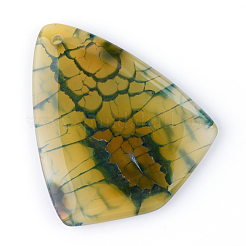 Natural Crackle Agate Pendants&nbsp;G-S208-01