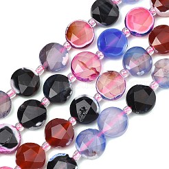 Natural Fire Crackle Agate Beads Strands&nbsp;G-C116-A194-01