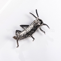 Grasshopper Alloy Rhinestone Brooches&nbsp;PW-WG09710-01