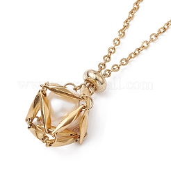 Ion Plating(IP) 304 Stainless Steel Macrame Pouch Empty Stone Holder for Pendant Necklaces Making&nbsp;NJEW-JN04441-01