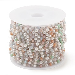 ABS Imitation Pearl Beaded Chains&nbsp;CHS-B003-03