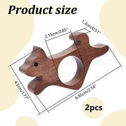 Wooden Thumb Page Holder&nbsp;AJEW-WH0077-119A