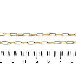 Brass Paperclip Chain Necklaces&nbsp;NJEW-A042-17G-02