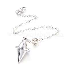Brass Pointed Dowsing Pendulums&nbsp;KK-k239-04