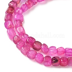 Natural Dragon Veins Agate(Dyed & Heated) Beads Strands&nbsp;G-G177-E14-03