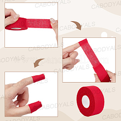 4 Rolls 4 Colors Cotton Underwrap Bandages&nbsp;AJEW-CY0002-37