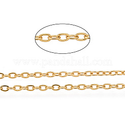 PVD Vacuum Plating 304 Stainless Steel Cable Chains&nbsp;CHS-R002-0.4mm-G
