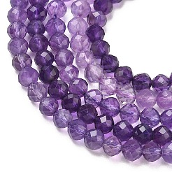 Natural Amethyst Beads Strands&nbsp;G-Z161-A02-4mm