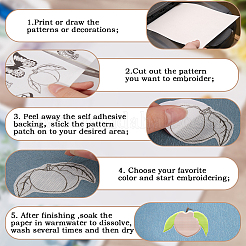 Self Adhesive Non Woven Fabric&nbsp;DIY-WH0304-965C